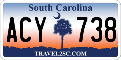 SC license plate ACY738