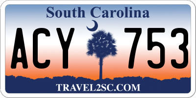 SC license plate ACY753