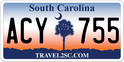 SC license plate ACY755