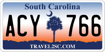 SC license plate ACY766