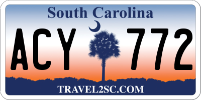 SC license plate ACY772