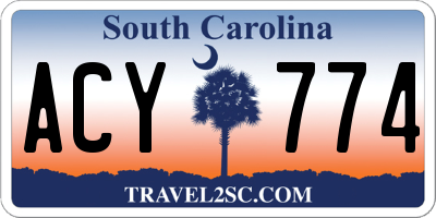 SC license plate ACY774