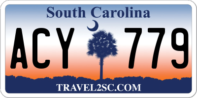 SC license plate ACY779