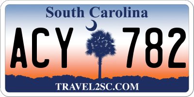 SC license plate ACY782