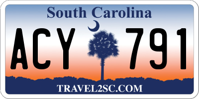 SC license plate ACY791
