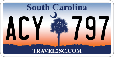 SC license plate ACY797