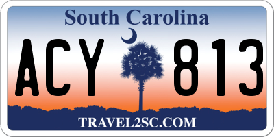 SC license plate ACY813