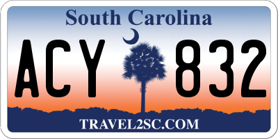 SC license plate ACY832