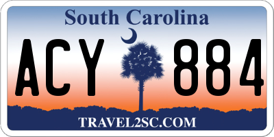SC license plate ACY884