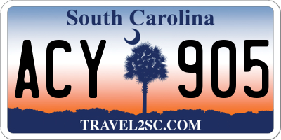 SC license plate ACY905