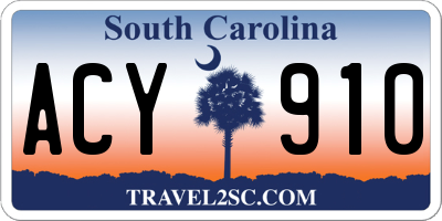 SC license plate ACY910