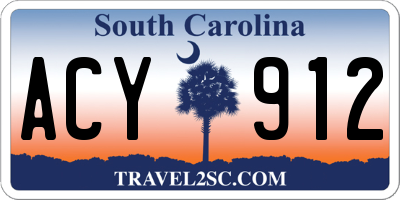 SC license plate ACY912