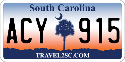 SC license plate ACY915