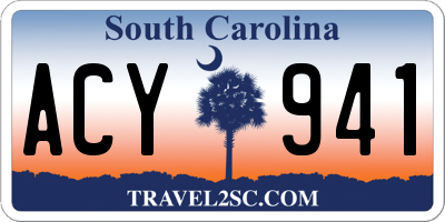 SC license plate ACY941