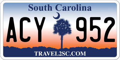 SC license plate ACY952