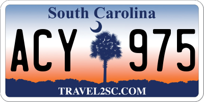 SC license plate ACY975