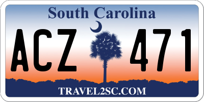 SC license plate ACZ471