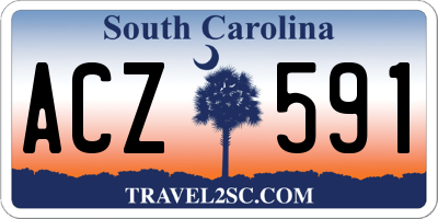 SC license plate ACZ591