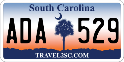 SC license plate ADA529