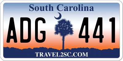 SC license plate ADG441