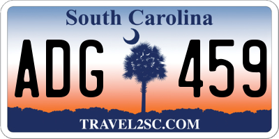 SC license plate ADG459