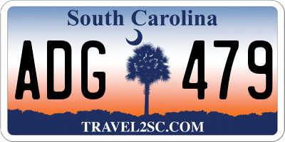 SC license plate ADG479