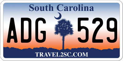 SC license plate ADG529