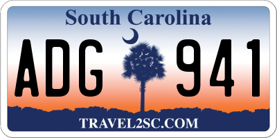 SC license plate ADG941