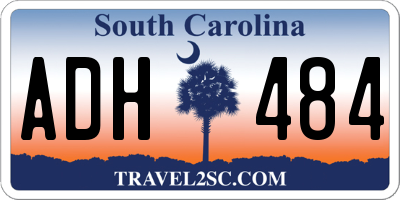 SC license plate ADH484