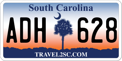 SC license plate ADH628