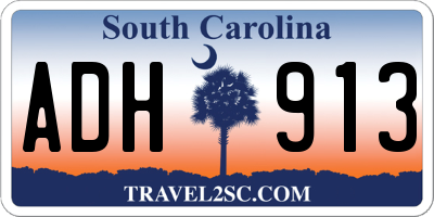 SC license plate ADH913
