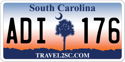 SC license plate ADI176