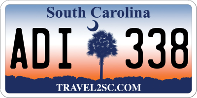 SC license plate ADI338