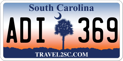 SC license plate ADI369