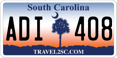 SC license plate ADI408