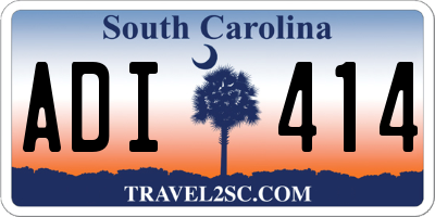 SC license plate ADI414