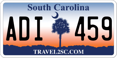 SC license plate ADI459
