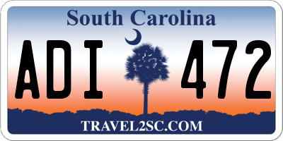SC license plate ADI472