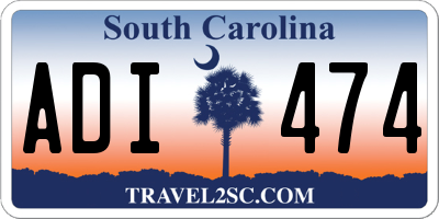 SC license plate ADI474