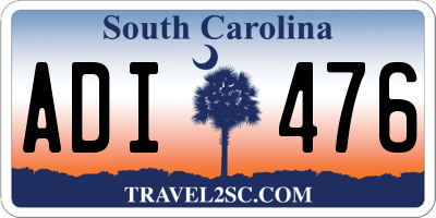 SC license plate ADI476