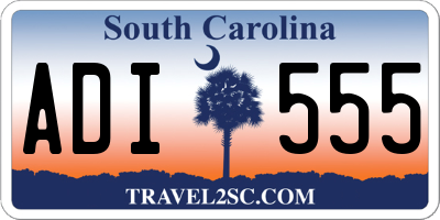SC license plate ADI555