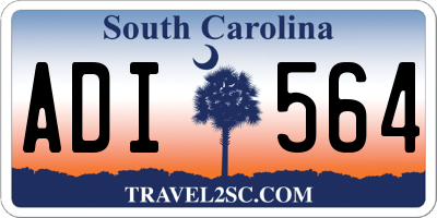 SC license plate ADI564