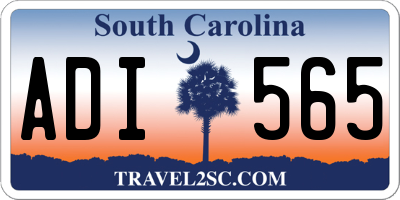 SC license plate ADI565