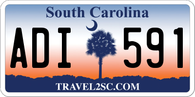SC license plate ADI591