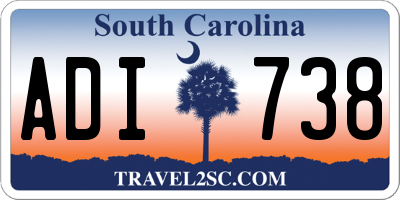 SC license plate ADI738