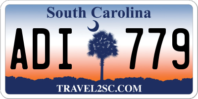 SC license plate ADI779