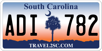 SC license plate ADI782