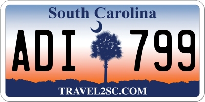 SC license plate ADI799