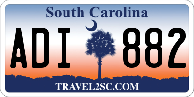 SC license plate ADI882