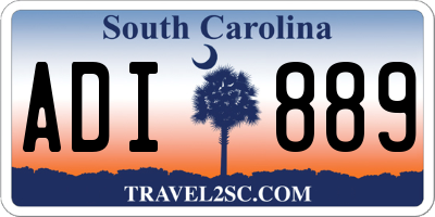 SC license plate ADI889